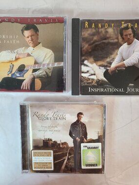 Randy Travis CDs Inspirational Faith Gospel Hymns - Lot of 3